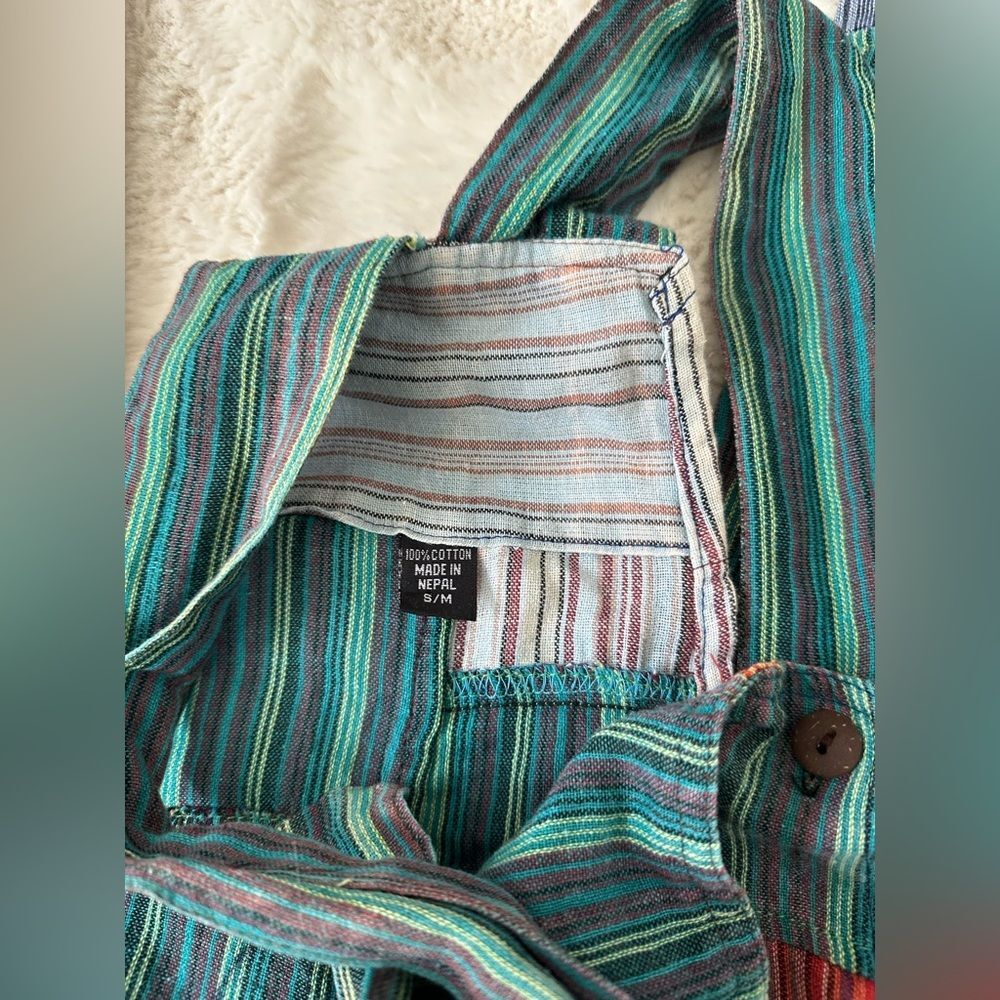 Patchwork hippie made in Nepal overalls - Picture 14 of 14